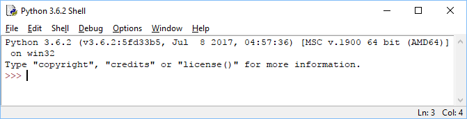 Python shell